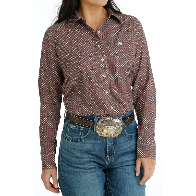 CLMSW9163020 Ladies Cinch L/S Arena Flex