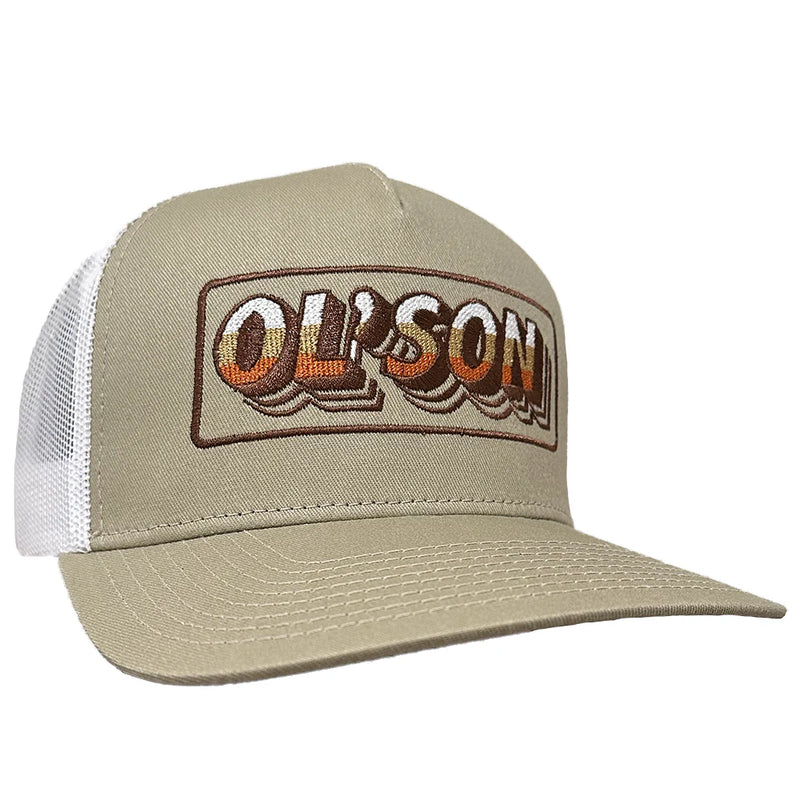 CLC-291 Dale Brisby-Ball Cap-Ol'Son Echo Taupe/Wht