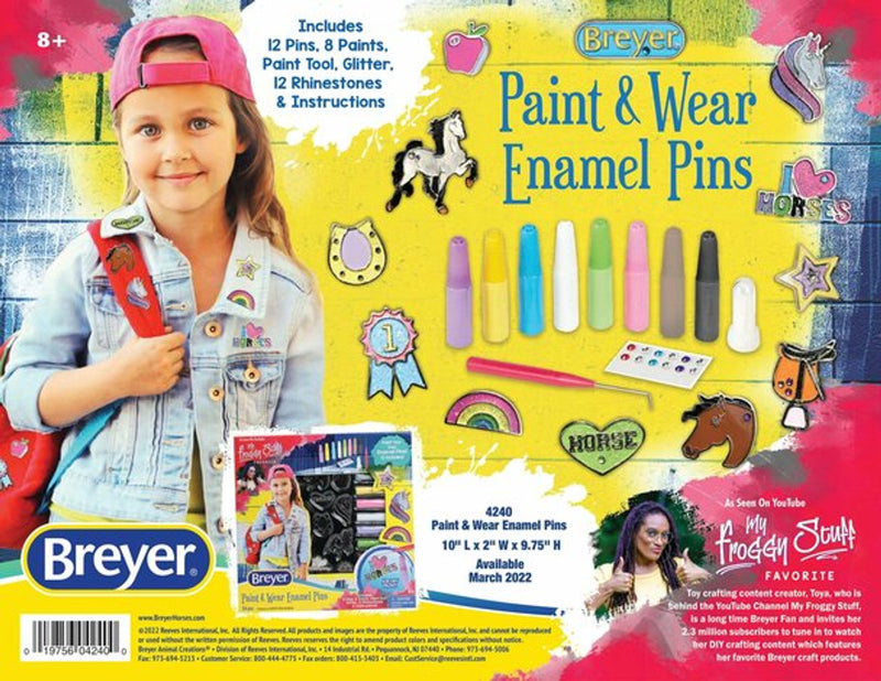 BG4240 Breyer " Paint & Wear Enamel Pins"