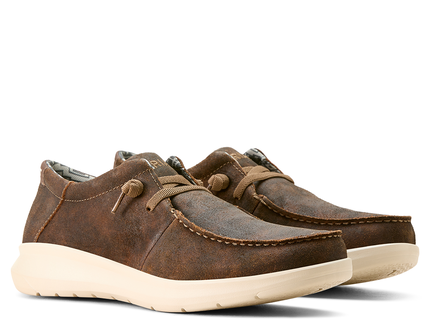 CL10053588-13 Men's Hilo Western Brown Slip on