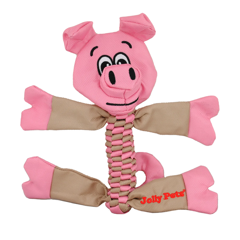 PSTHPFHP-Pig Dog Toy Jolly Pets Flat Head