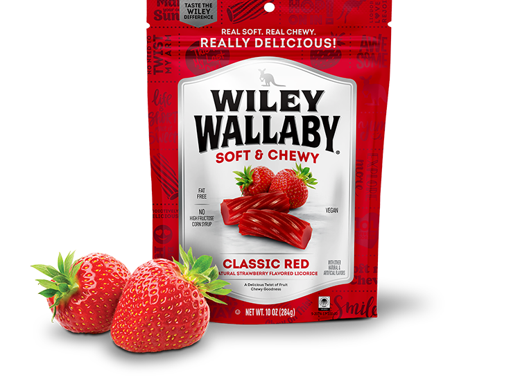 BGLICORICE--Red Licorice Wiley Wallaby