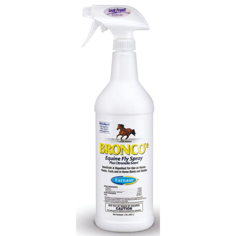 AC0308 Bronco Fly Spray- 946ml- Kills Ticks and Fleas Too