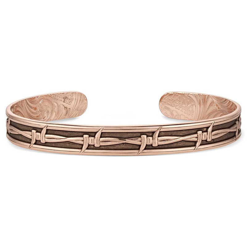 BG6278RG Bracelet- Narrow Barbed Wire Cuff