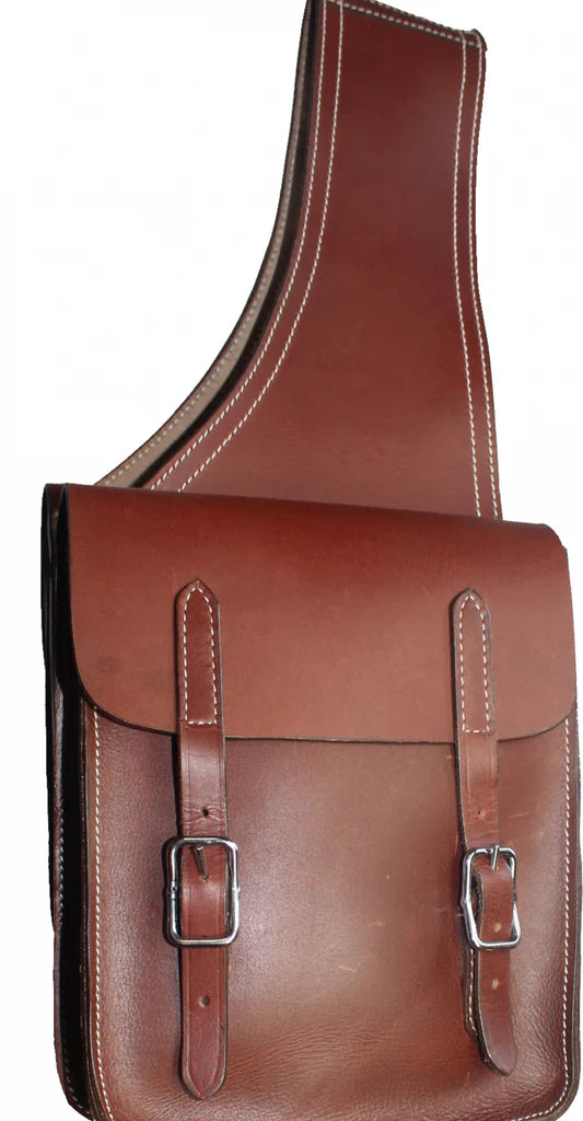 TKSB3006--Dark Leather Saddle Bag