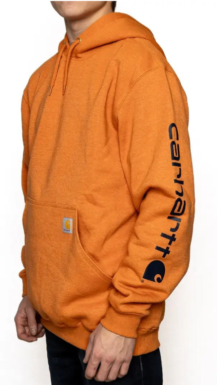 CLK288 Carhartt Hoodie Relaxed Fit Graphic/Sleeve