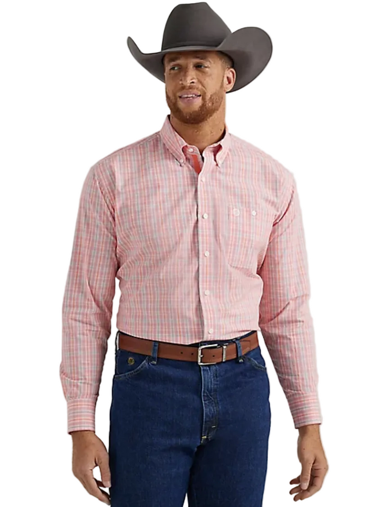 CL112346526 Men's Wrangler L/S GS Plaid Button
