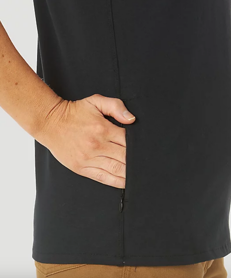 CL3WF71BK Women's Wrangler RIGGS Perf Tank w/Pocket