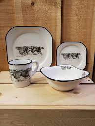 Bernie Brown Dinnerware 16pc