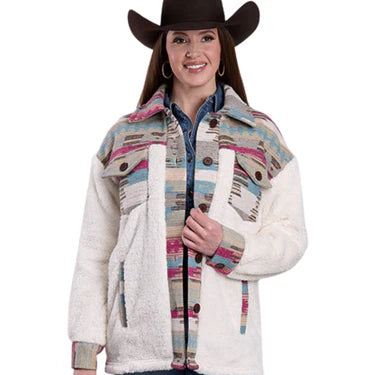 CL03-098-0119-6637 Ladies Roper Shacket w/ Polar Fleece
