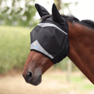 TKACC318 Fly Mask w/Ears & Forelock Hole
