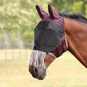 TKACC320 Flyguard Pro Deluxe Mask with Ears & Fringe