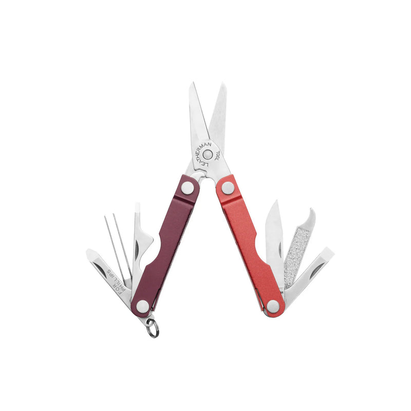 HG64340181--Wine Leatherman Micra Sold with Leather Case