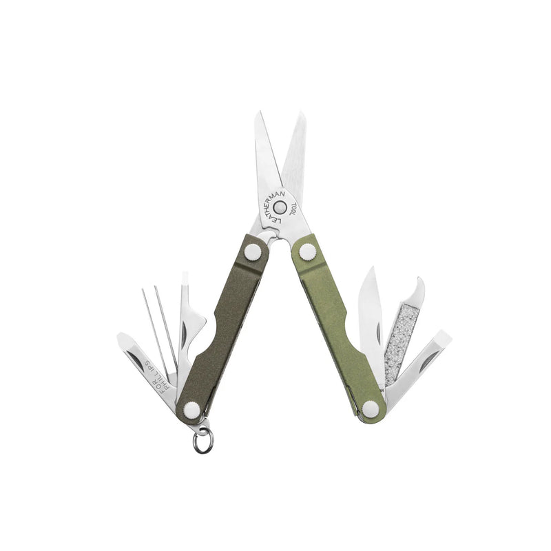 HG64340181--Spruce Leatherman Micra Sold with Leather Case