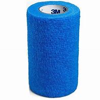 ACV540161--Lght Blu Bandage Silverline Cohesive 4"