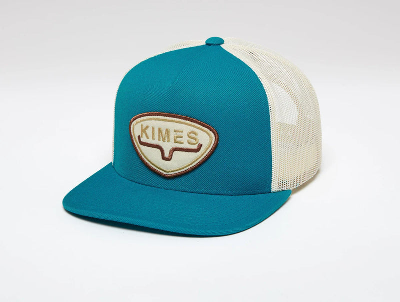 CLKIMES-HAT-CON TEAL Kimes Ranch  Ball Caps " Conway Trucker Dark Teal"