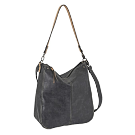 BG22101853 Coral Ridge Hobo Bag Tumbled Black