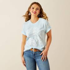 CL10062347 Ariat Ladies Tshirt "Cowboy Skeleton"
