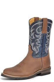 CL09-020-7500-8504 Men's Roper Leather Sole Boots