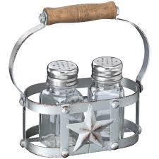 BG87-1601 Salt & Pepper-Metal Star