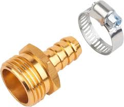 HG28Z Melnor Male Hose Repair Coupling & SS Clamp 1/2"