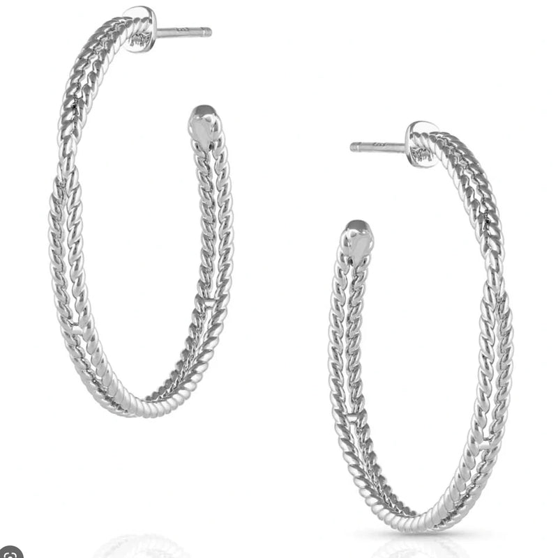 BGER5518 Earring " Wrapped Around"