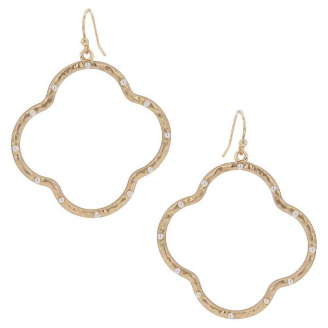 BGAER5739 Earrings- Western Window Gold