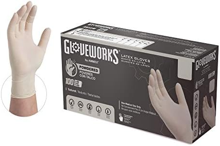 AC971 OB Glove Wrist Latex 100/pk