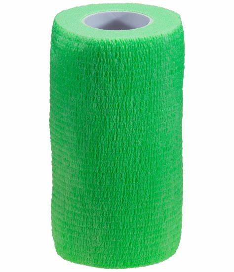 ACV540161--Neon Gre Bandage Silverline Cohesive 4"