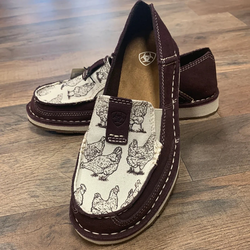 CL10044533- Ariat Womens Cruiser- Wine/Hen House