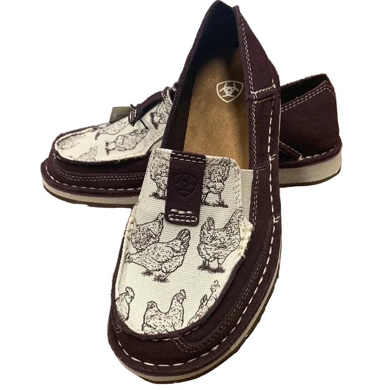 CL10044533- Ariat Womens Cruiser- Wine/Hen House