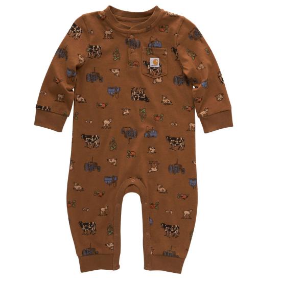 CLCM8749-18 mth Baby Boy's Carhartt Sleeper - 1 pc Brown