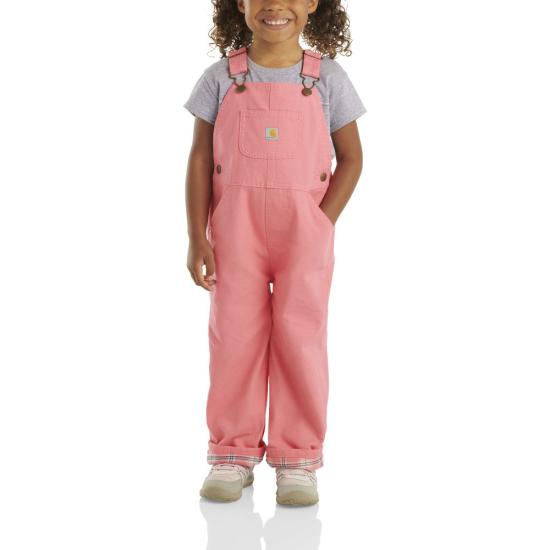 CLCM9713 Carhartt Kids Canvas Flannel Lined Bib Overall