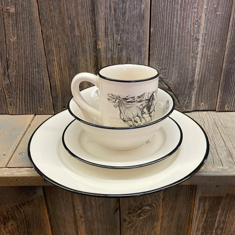 Bernie Brown Dinnerware 16pc