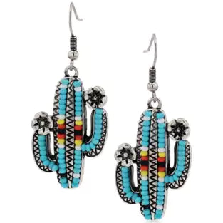 BGAER5563 Earring "Blossoming Saguaro Cactus"