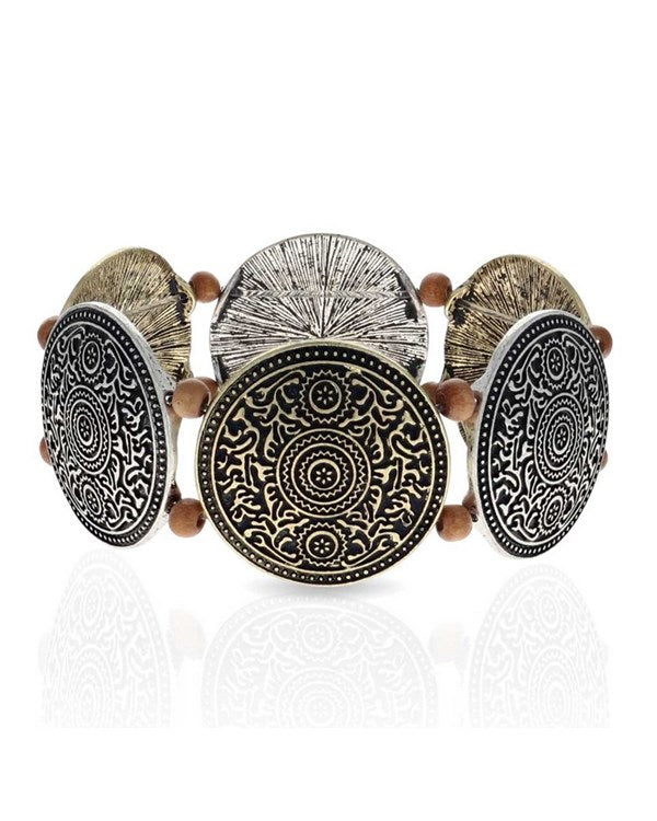 BGABC5575 Bracelet- Desert Sun Gold/Silver