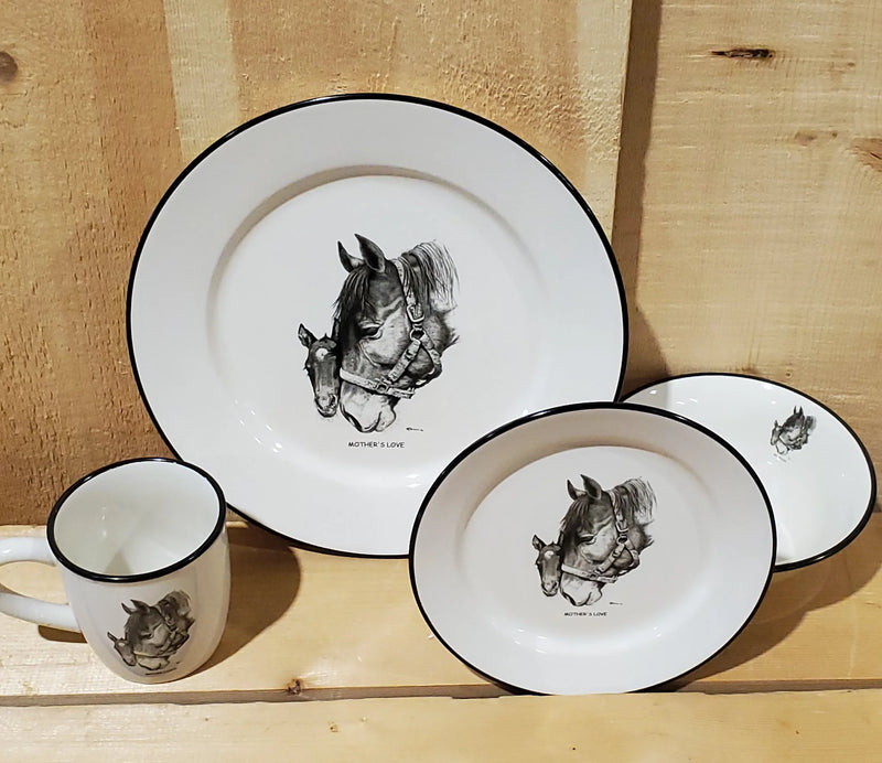 Bernie Brown Dinnerware 16pc