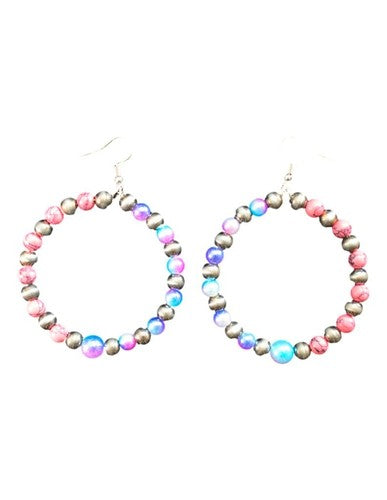 BG301000297 Earrings- Galaxy Beads