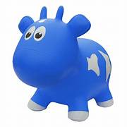 BGFHA1103 Farm Hoppers Cow (Blue)