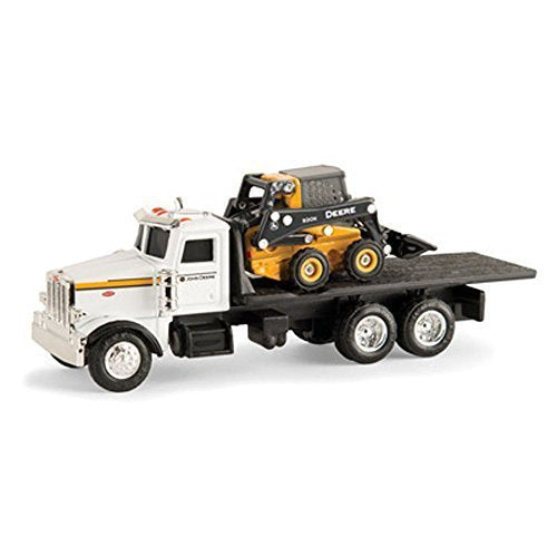 BG663-0036 John Deere 320E Skid Steer with truck 1/64 diecast