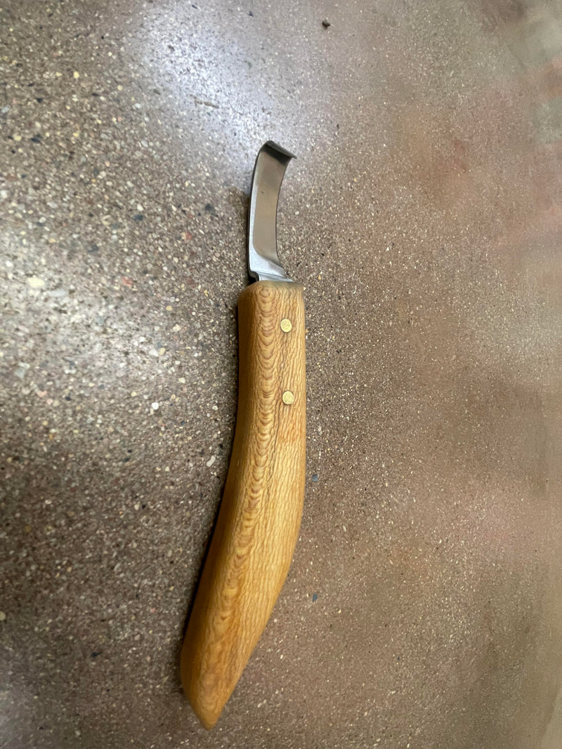 TKHOOFKNIFE-REG-LH Hoof Knife Ease Grip Drop-Hall