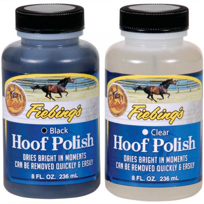 AC422 Hoof Polish Clear/Black Feibing's 236 mL