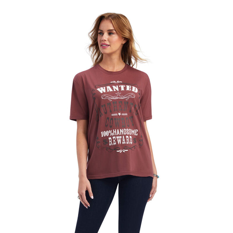 CL10041307 Womens Ariat S/S Shirt "Wanted"