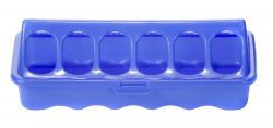 PE115-037 Feeder Ground Plastic Blue 8"