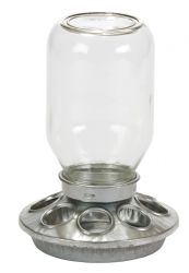 AC115-132 Feeder Mason Jar Galv