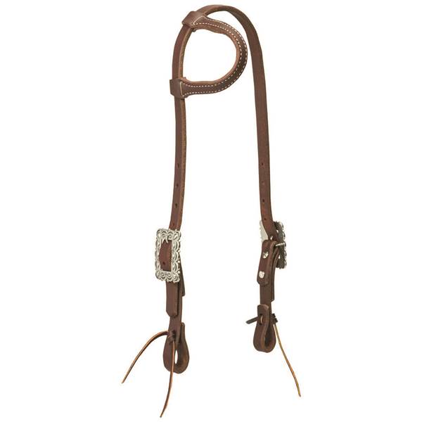 TK10-0594 Headstall 1 Ear Sliding Square Buckle
