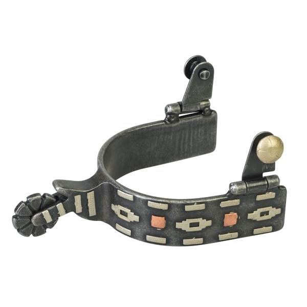 TK25-7822 Spurs Mens 1" Aztec Buffed