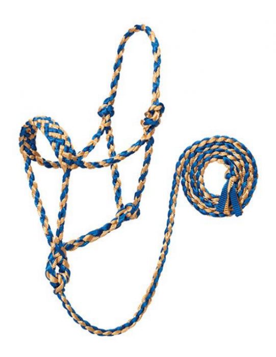 TK16-408--Blue Mule Tape Halter w/10' Lead Rope