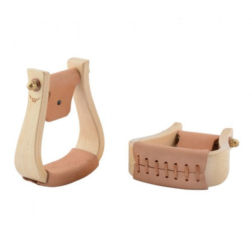 TK180002 Stirrups Visalia Wooden 5 3/4" Light Clear