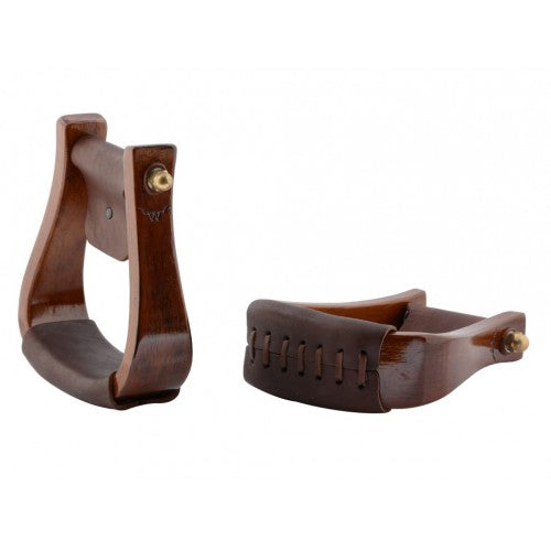 TK180003 Stirrups Wooden Visalia - Dark